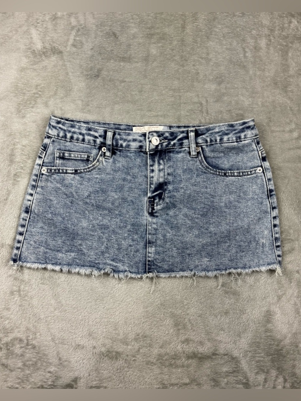 Project rebel denim mini skirt sz M